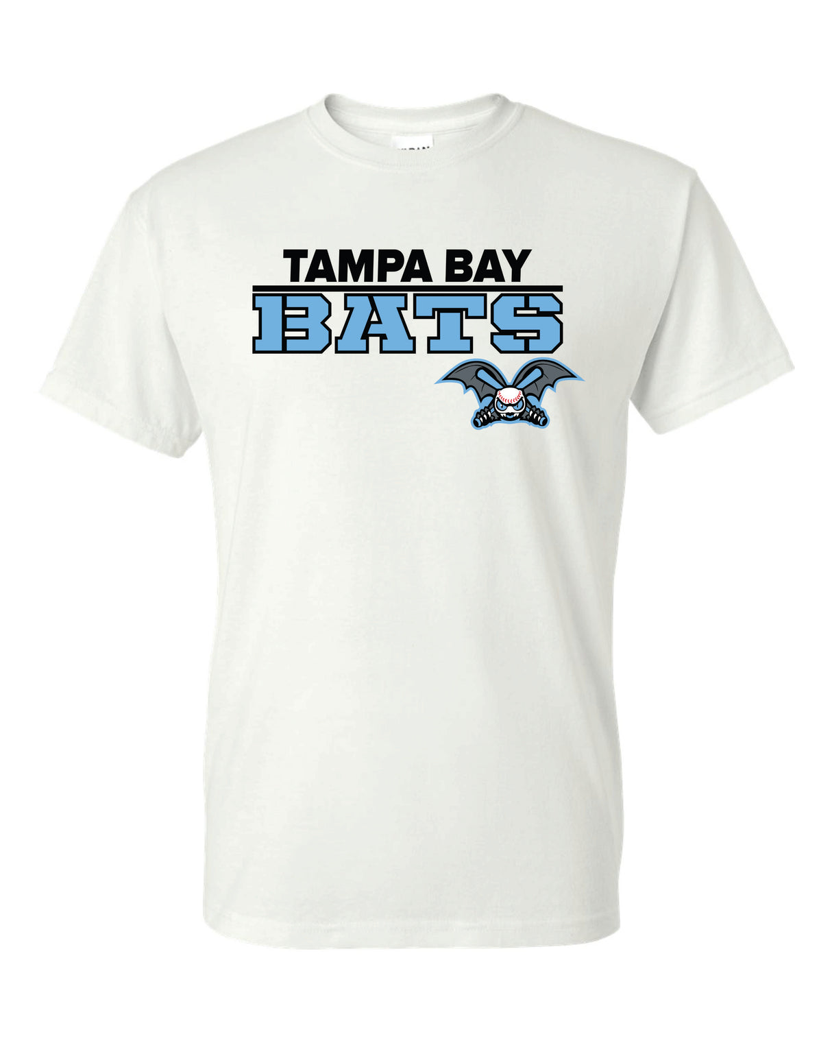 Tampa Bay Bats Short Sleeve T-Shirt 50/50 Blend ADULT