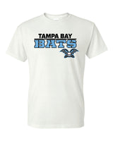 Tampa Bay Bats Short Sleeve T-Shirt 50/50 Blend ADULT