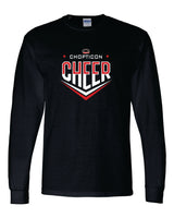 Chopticon Braves Cheer 50/50 Long Sleeve T-Shirts Chopticon Cheer