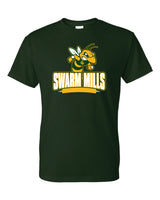 Great Mills Football Short Sleeve T-Shirt 50/50 Blend - Swarm Mills
