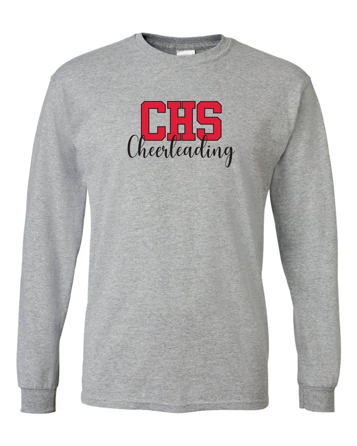 Chopticon Braves Cheer 50/50 Long Sleeve T-Shirts CHS  Cheerleading