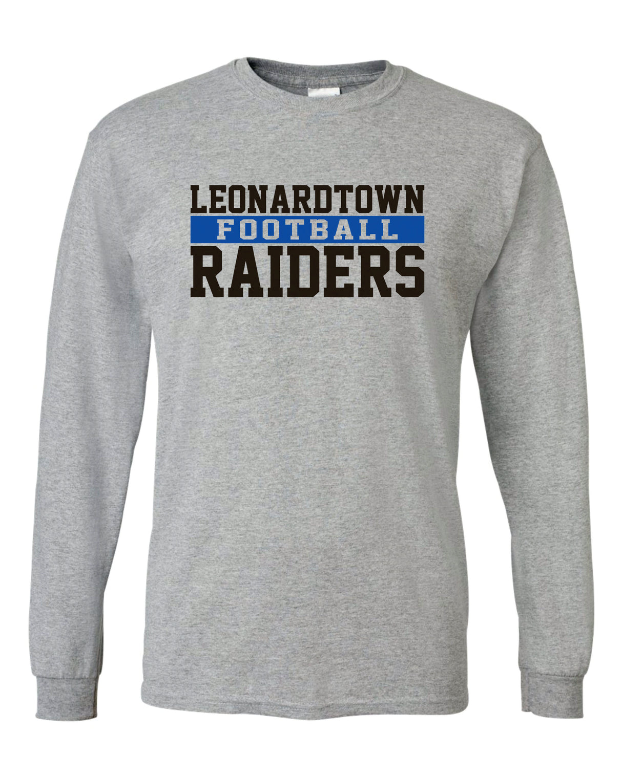 Leonardtown Football 50/50 Long Sleeve T-Shirts YOUTH