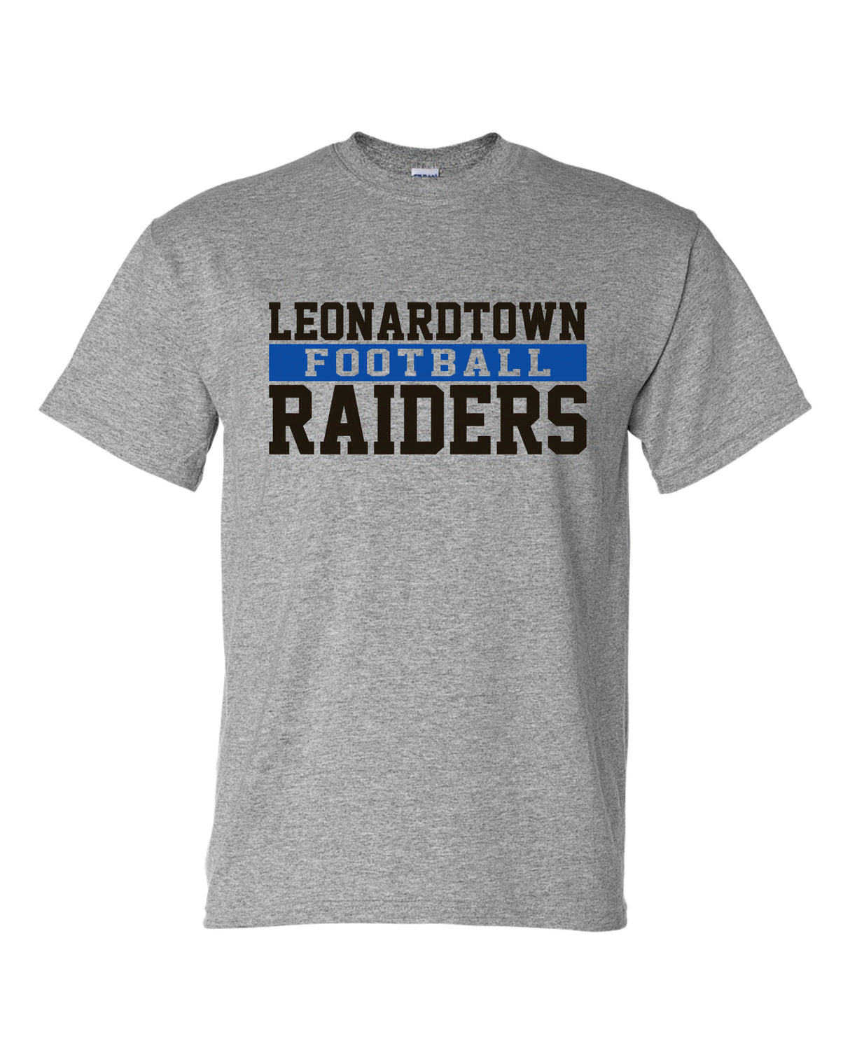 Leonardtown Football Short Sleeve T-Shirt Cotton/poly Blend