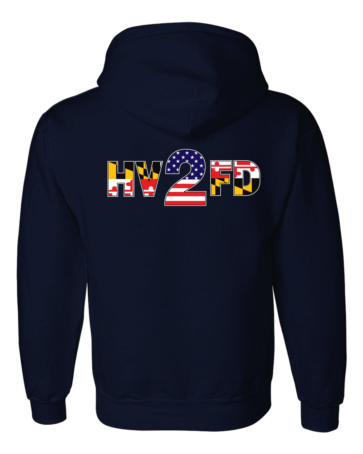 HVFD Gildan/Jerzee 50/50 Navy Hoodie