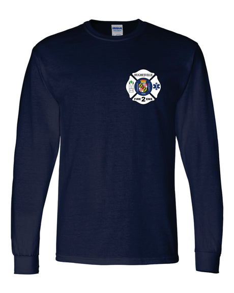 HVFD 50/50 Navy Long Sleeve T-Shirts