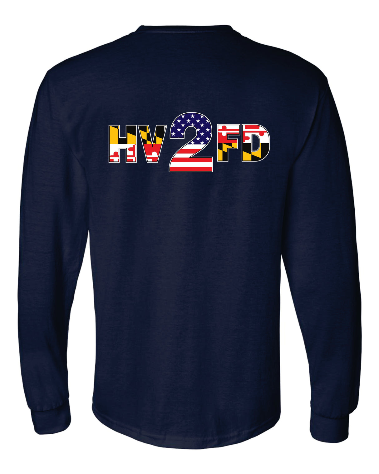 HVFD 50/50 Navy Long Sleeve T-Shirts