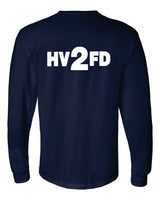 HVFD 50/50 Navy Long Sleeve T-Shirts