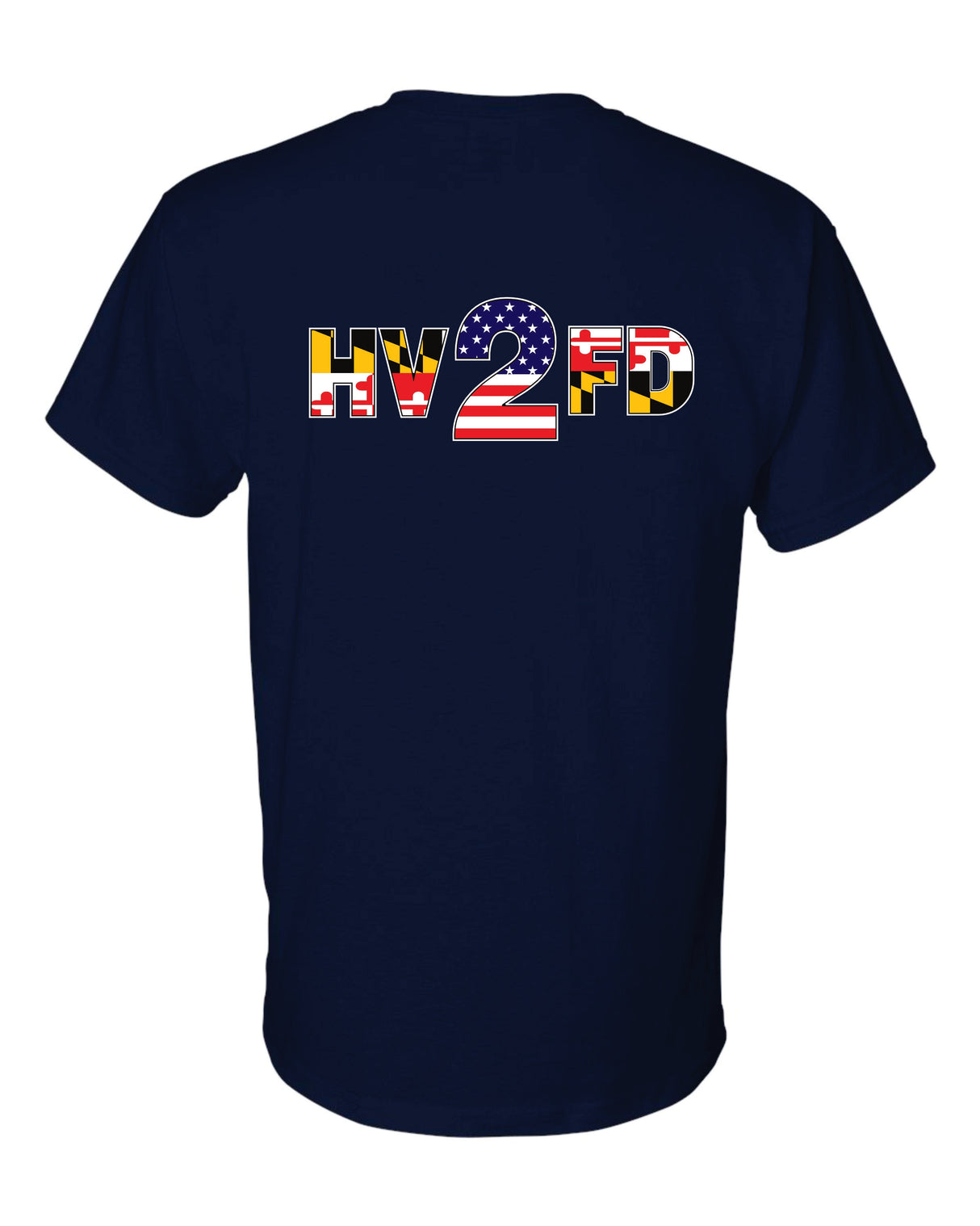 HVFD Short Sleeve Navy T-Shirt 50/50 Blend