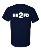 HVFD Short Sleeve Navy T-Shirt 50/50 Blend