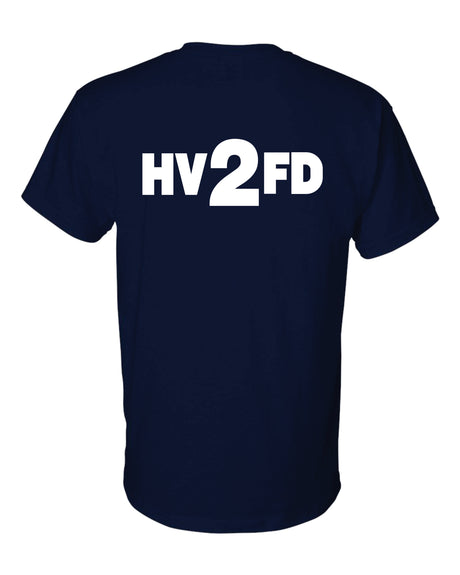 HVFD Short Sleeve Navy T-Shirt 50/50 Blend