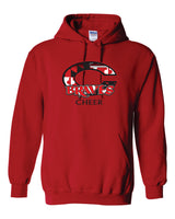 Chopticon Braves Cheer Gildan/Jerzee 50/50 Hoodie MD Flag C