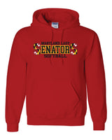 Lady Senators Gildan/Jerzee 50/50 Hoodie Double  S Logo