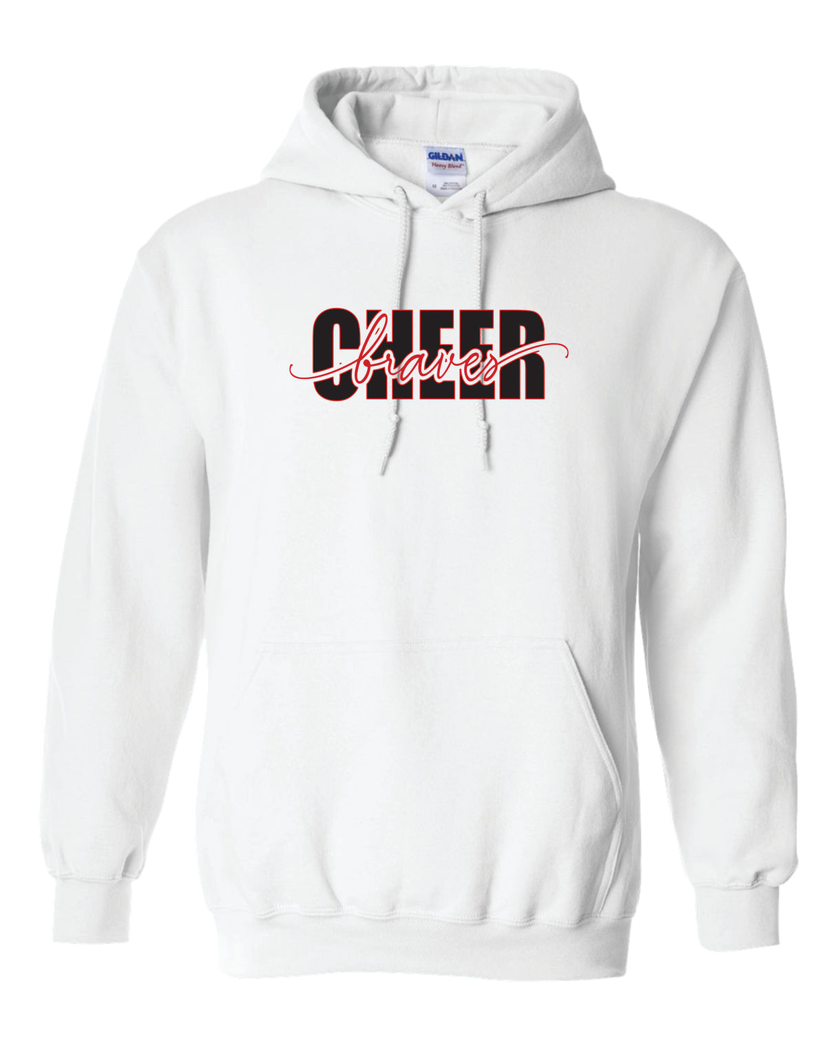 Chopticon Braves Cheer Gildan/Jerzee 50/50 Hoodie Braves Cheer