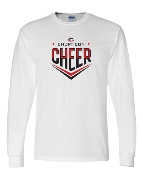 Chopticon Braves Cheer 50/50 Long Sleeve T-Shirts Chopticon Cheer