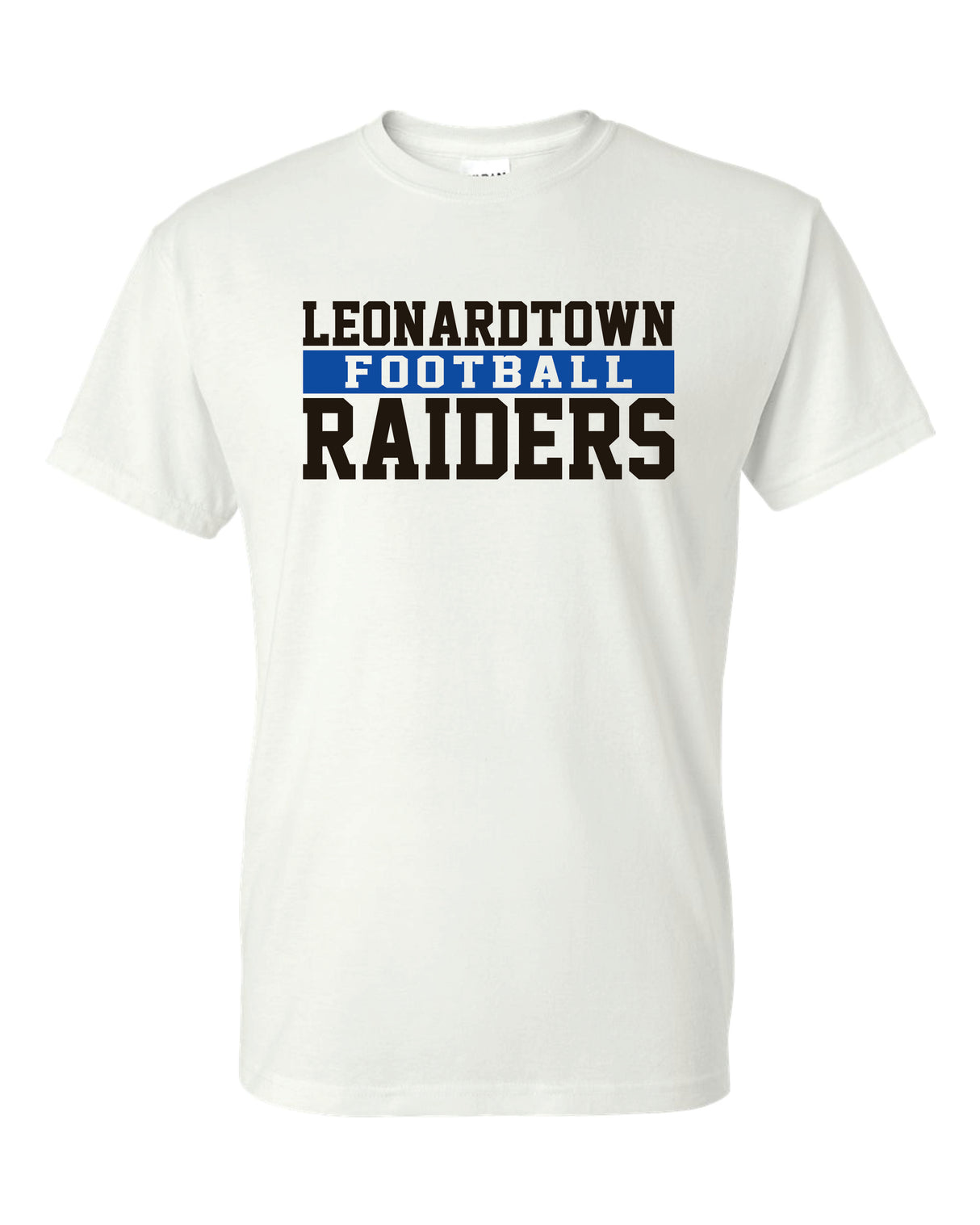Leonardtown Football Short Sleeve T-Shirt Cotton/poly Blend