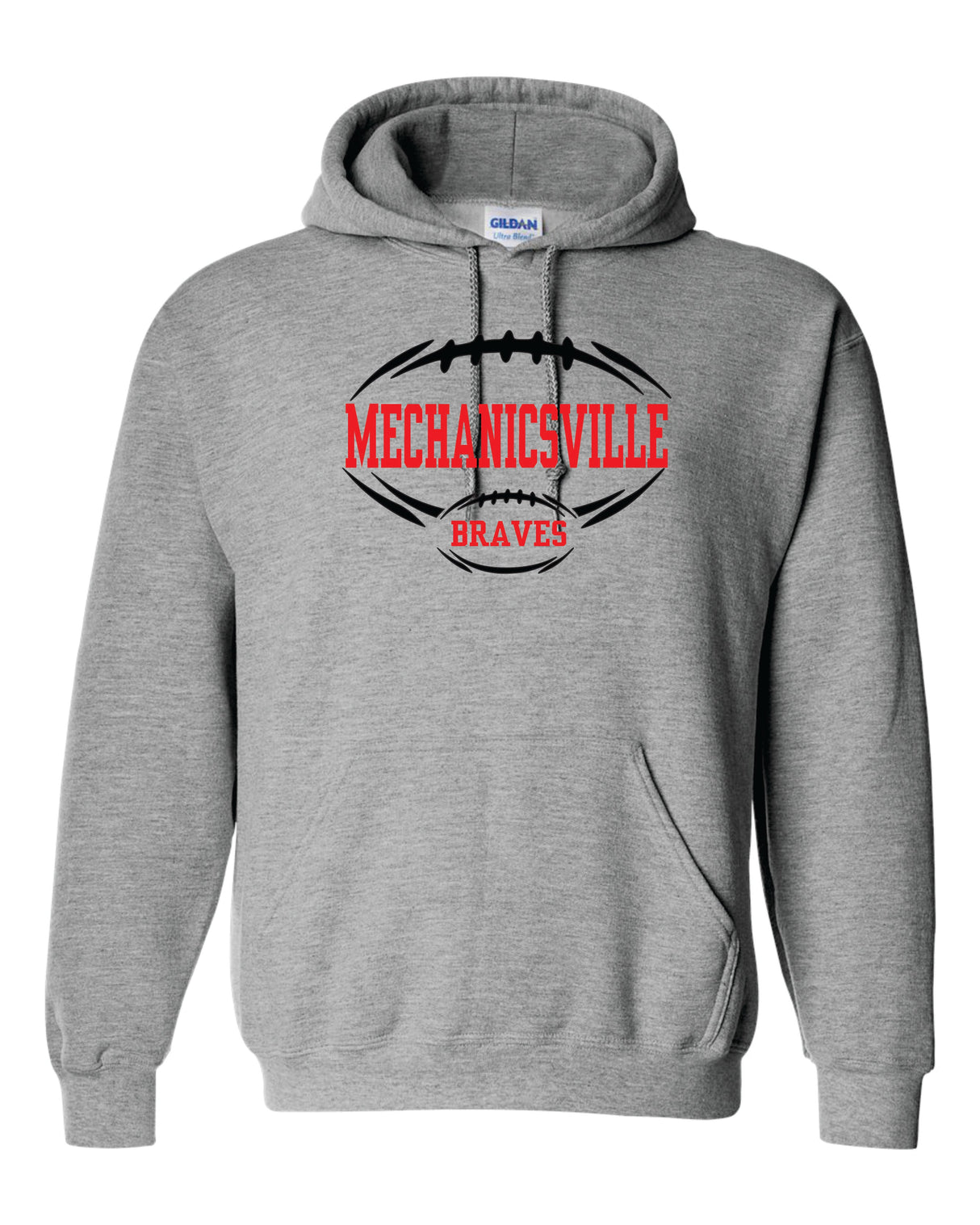 Mechanicsville Braves Gildan/Jerzee 50/50 Hoodie-YOUTH