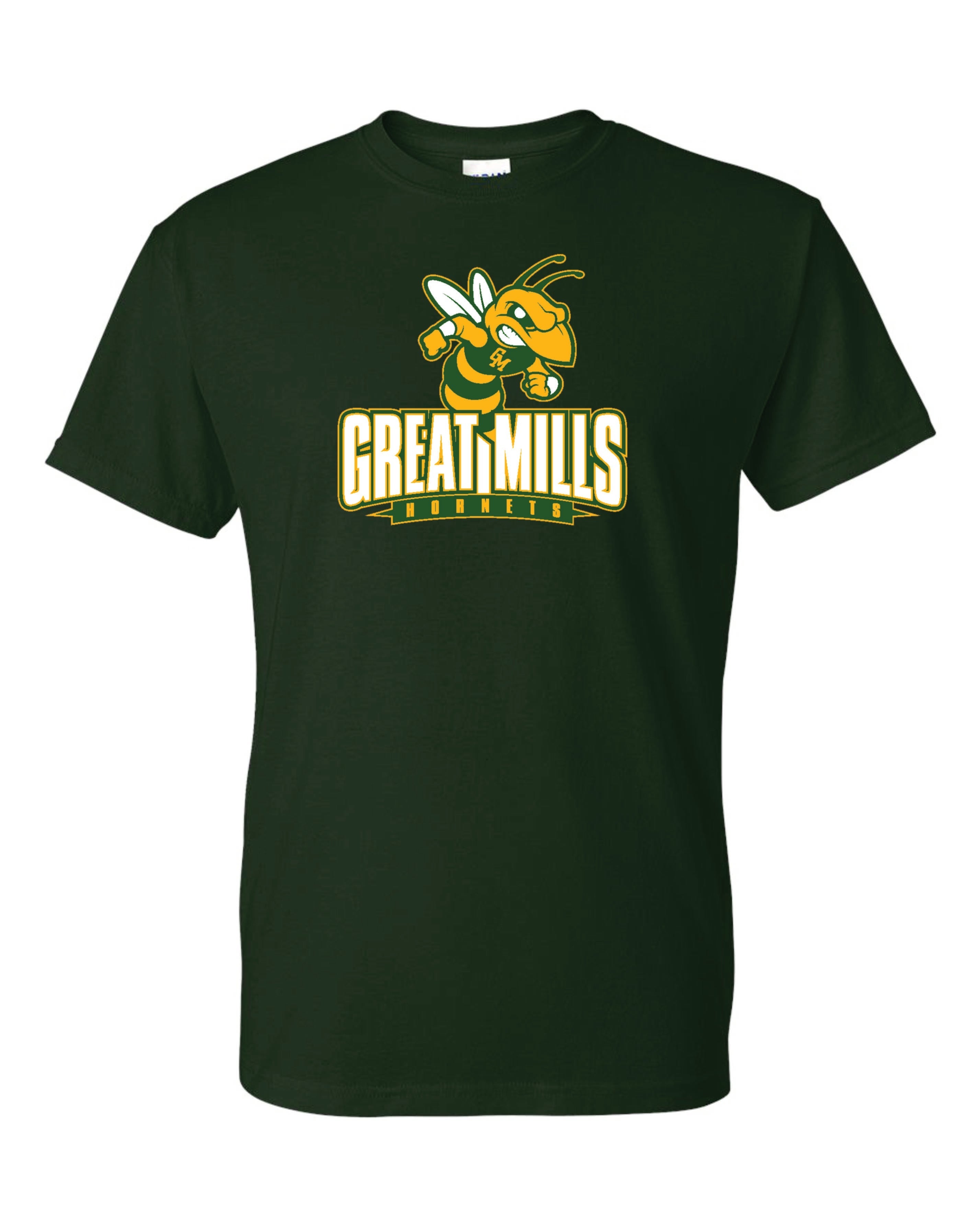 Great Mills Football Short Sleeve T-Shirt 50/50 Blend