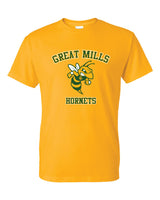 Great Mills Short Sleeve T-Shirt 50/50 Blend Hornets