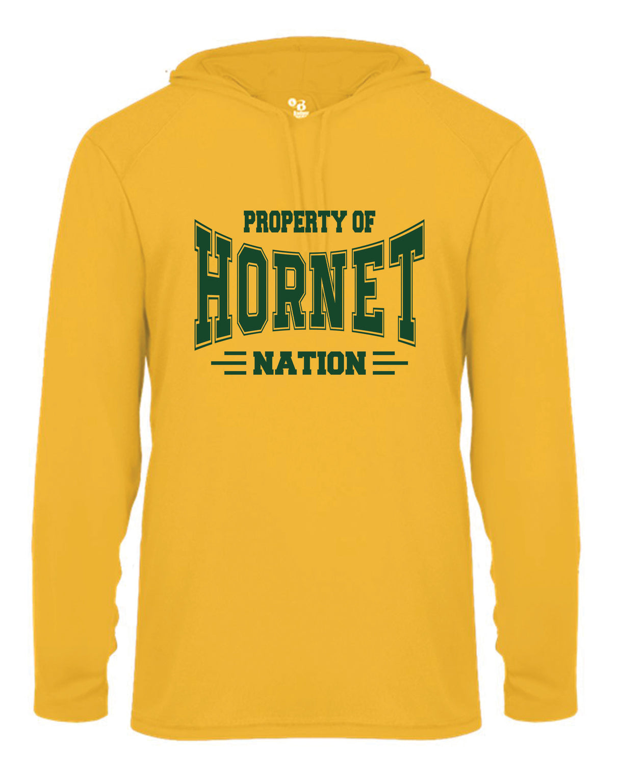 Great Mills Long Sleeve Badger Hooded Dri-Fit Shirt Hornet Nation - WOMEN