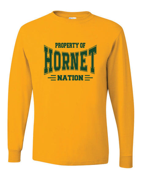 Great Mills 50/50 Long Sleeve T-Shirts Hornet Nation