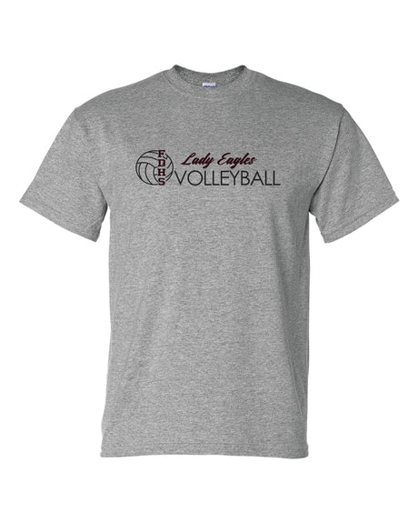 Douglass Volleyball Short Sleeve T-Shirt 50/50 Blend