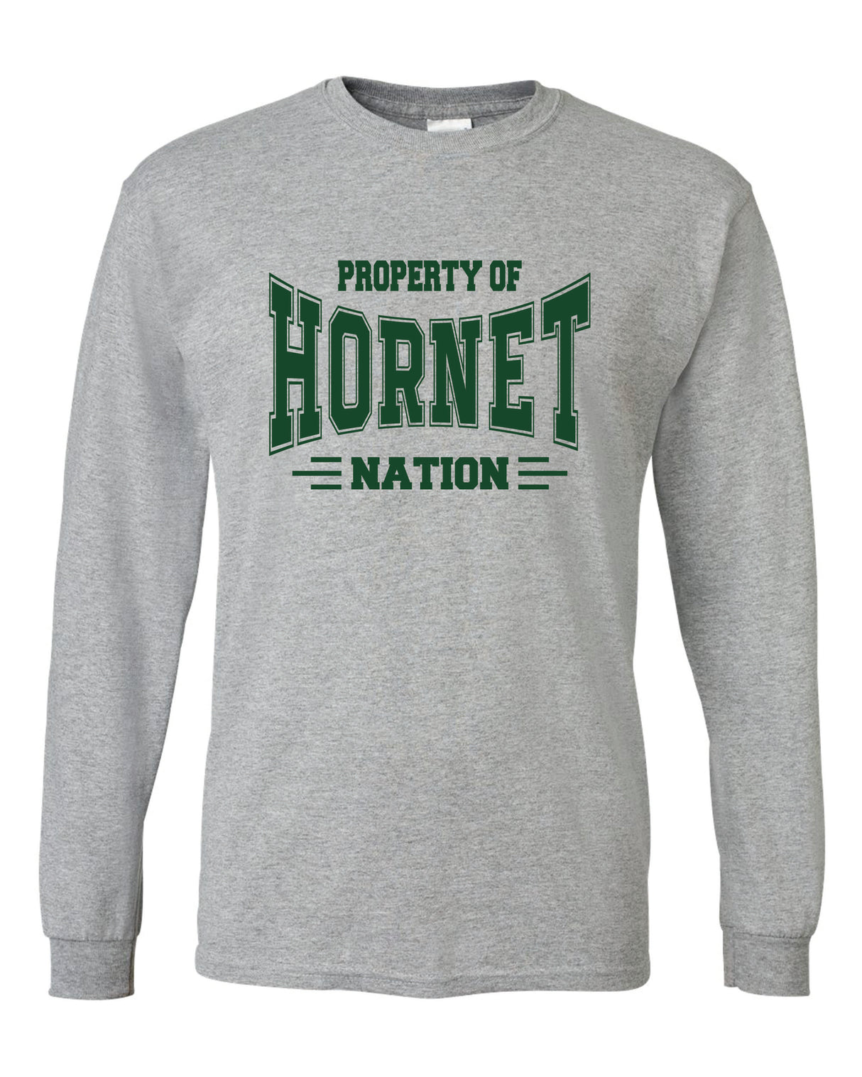 Great Mills 50/50 Long Sleeve T-Shirts Hornet Nation