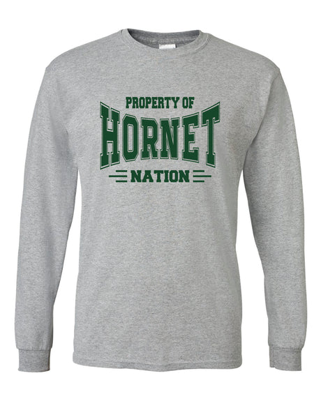 Great Mills 50/50 Long Sleeve T-Shirts Hornet Nation