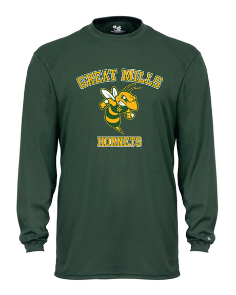 Great Mills Badger Dri Fit Long Sleeve T-Shirts Hornets