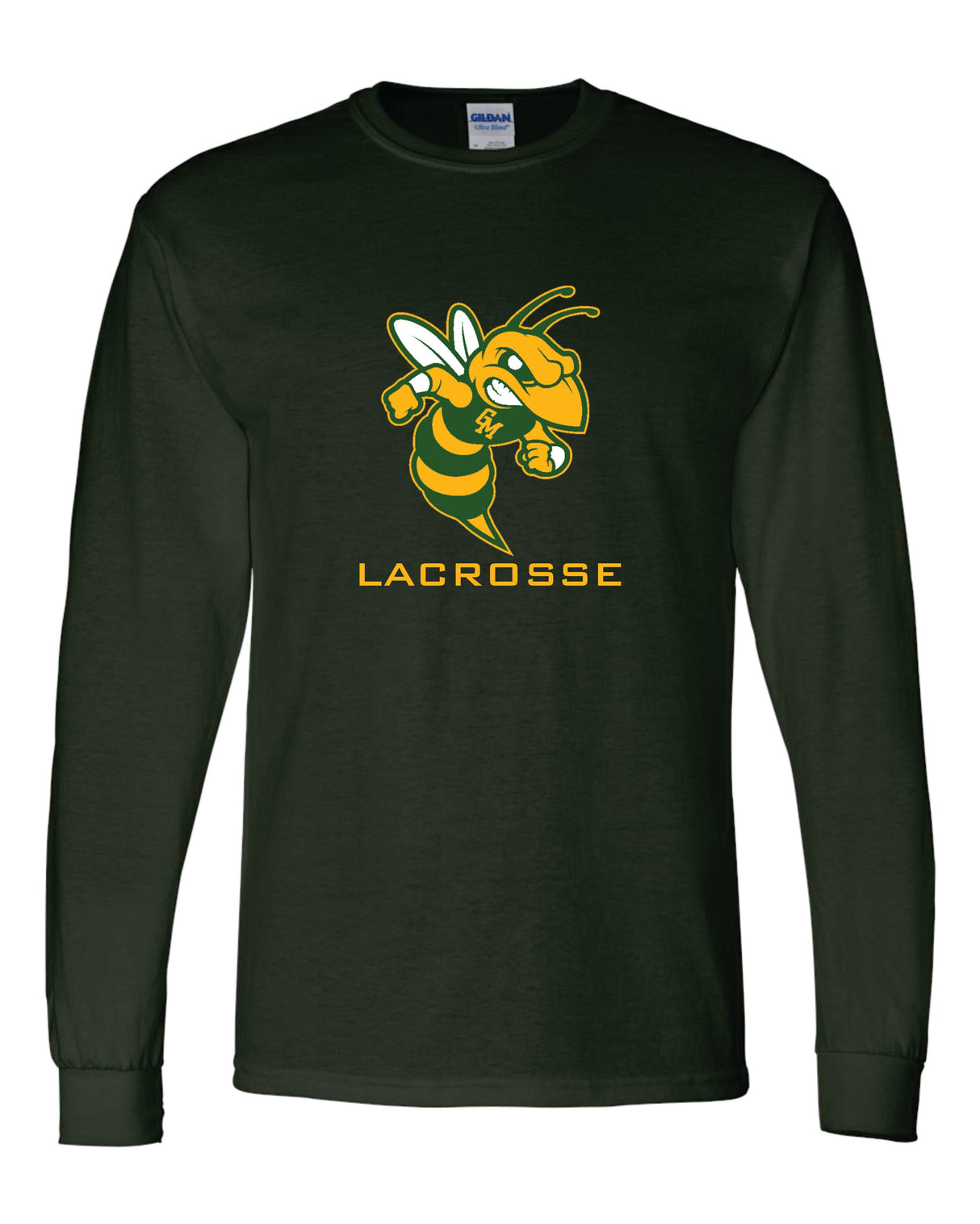 Great Mills Lacrosse Long Sleeve T-Shirt Cotton Blend