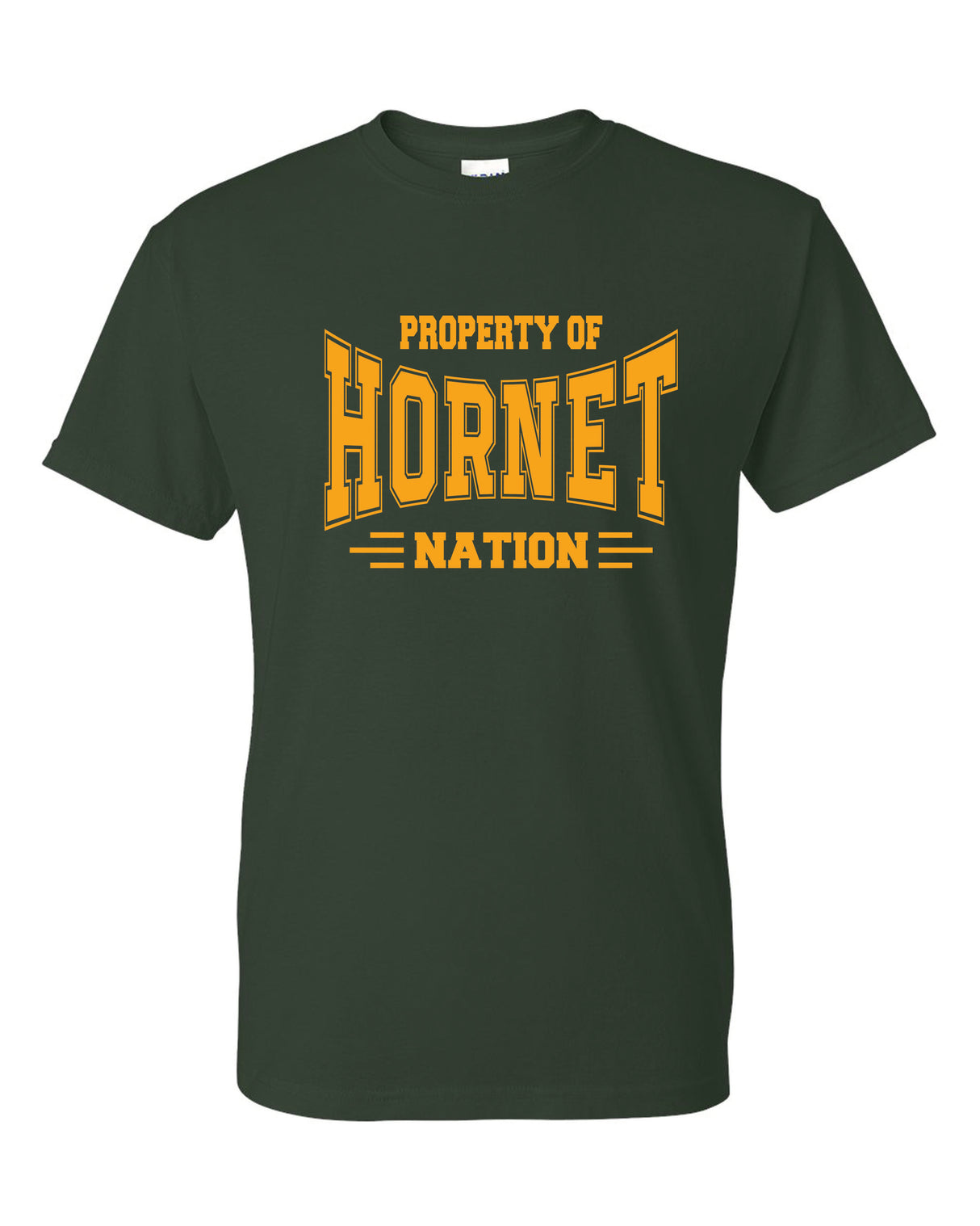 Great Mills Short Sleeve T-Shirt 50/50 Blend Hornet Nation