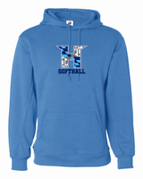 MD HUSTLE  Badger Dri-fit Hoodie - ADULT - H Softball