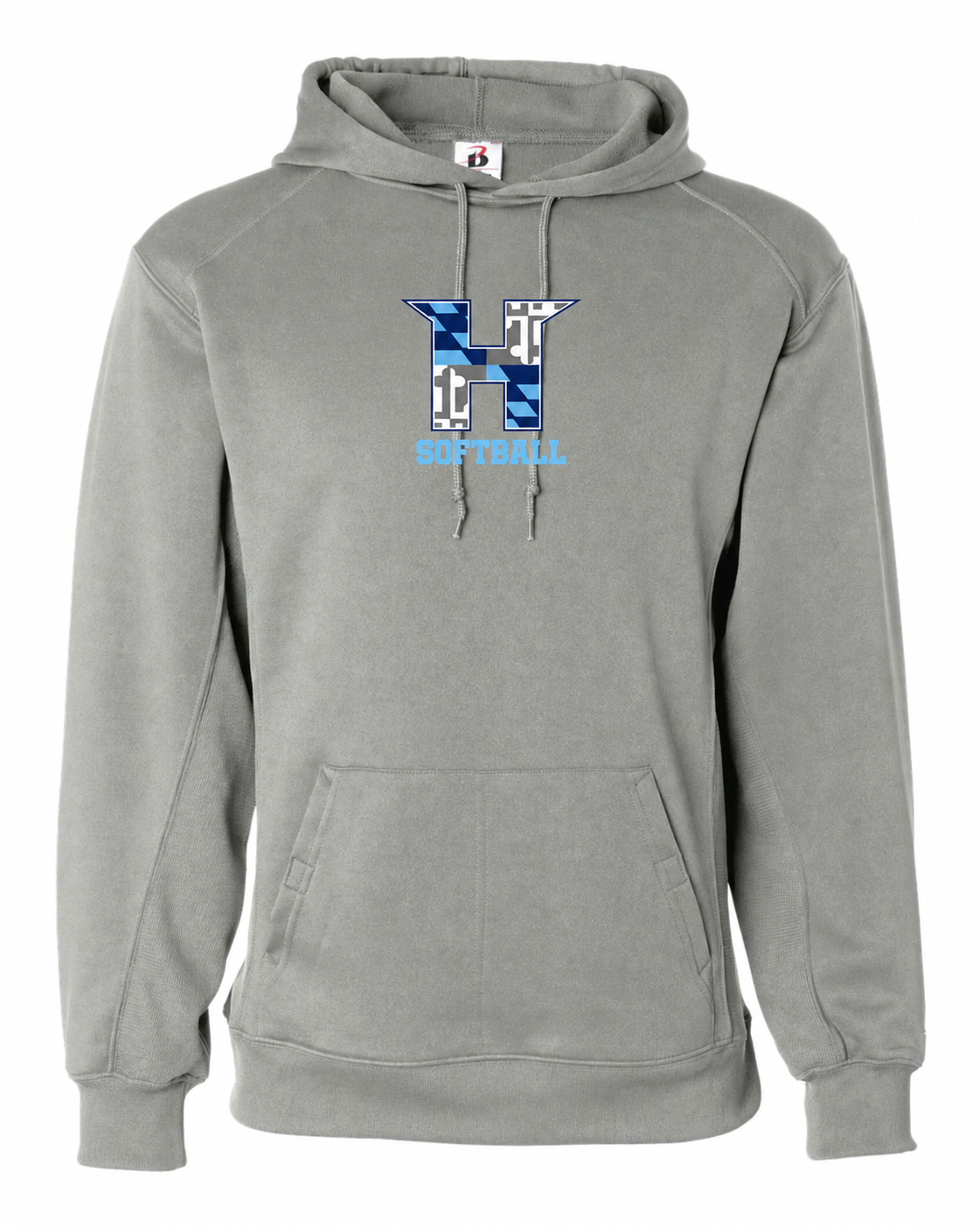 MD HUSTLE  Badger Dri-fit Hoodie - YOUTH - H Softball