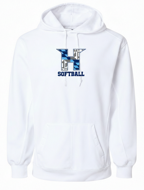 MD HUSTLE  Badger Dri-fit Hoodie - ADULT - H Softball