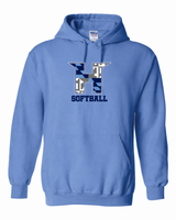 MD HUSTLE Gildan/Jerzee 50/50 Hoodie - H Softball