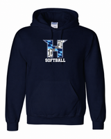 MD HUSTLE Gildan/Jerzee 50/50 Hoodie - H Softball