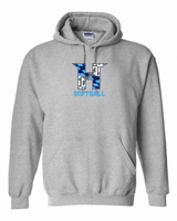 MD HUSTLE Gildan/Jerzee 50/50 Hoodie - H Softball