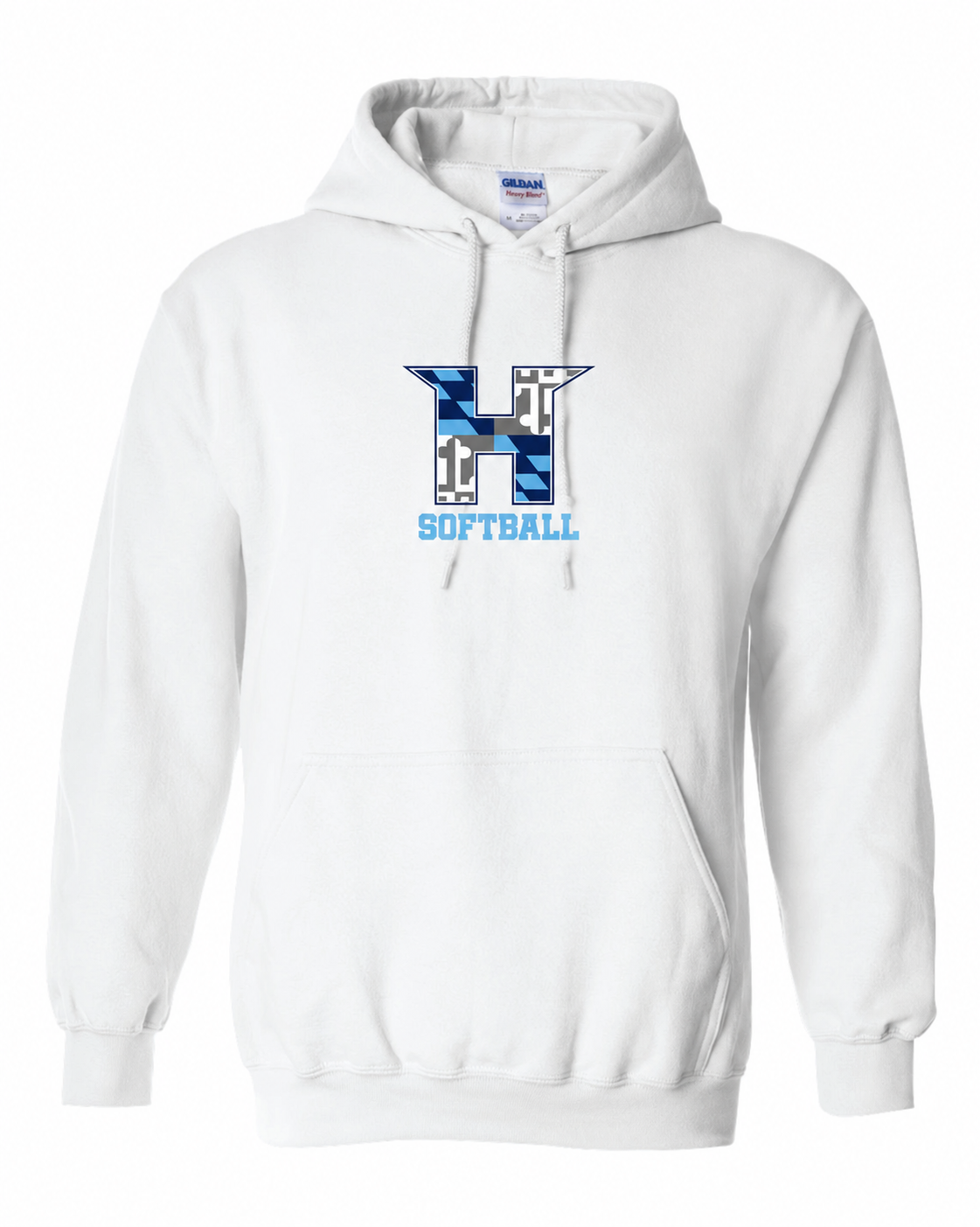 MD HUSTLE Gildan/Jerzee 50/50 Hoodie - H Softball