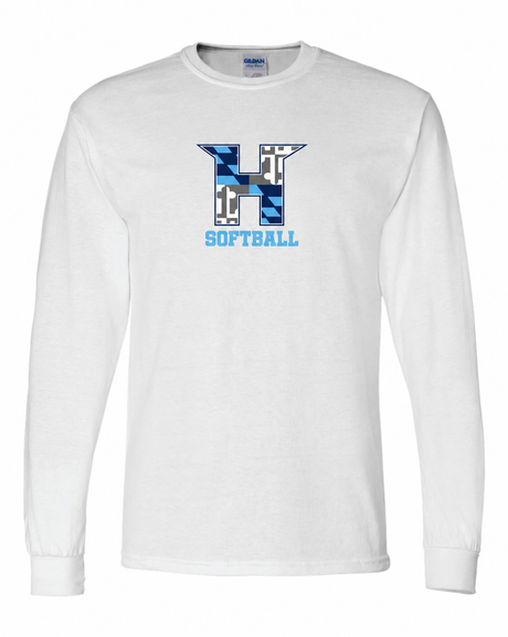 MD HUSTLE 50/50 Long Sleeve T-Shirts - H Softball