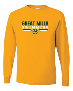 Great Mills Swimming  50/50 Long Sleeve T-Shirts