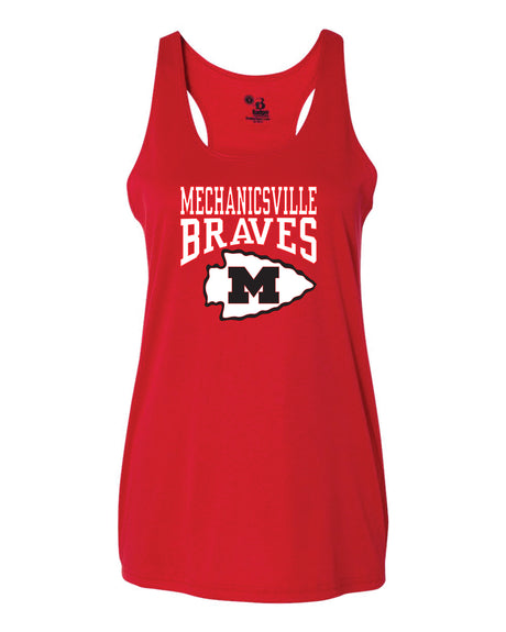 Mechanicsville Braves Dri Fit Racer Back Tank WOMEN