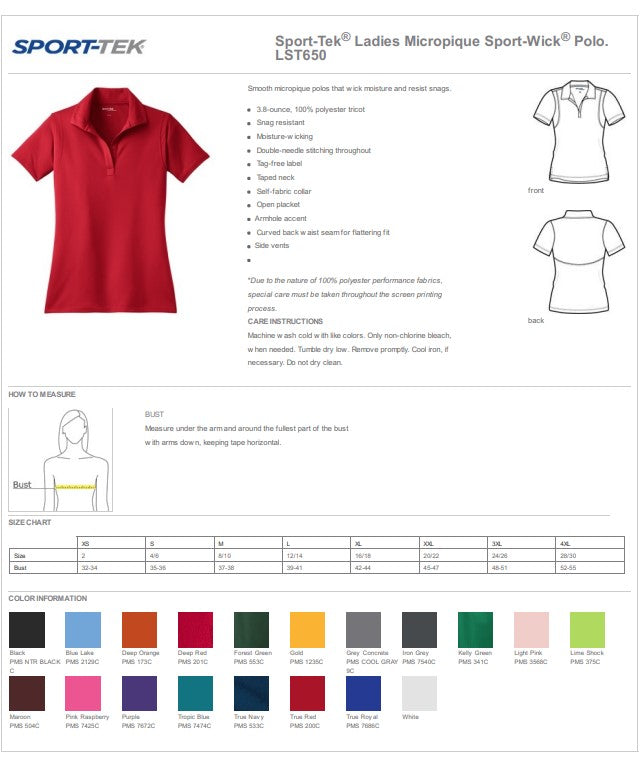 NAWCAD Wolf ASI Polo Shirt -LADIES – R3K Designs & Apparel