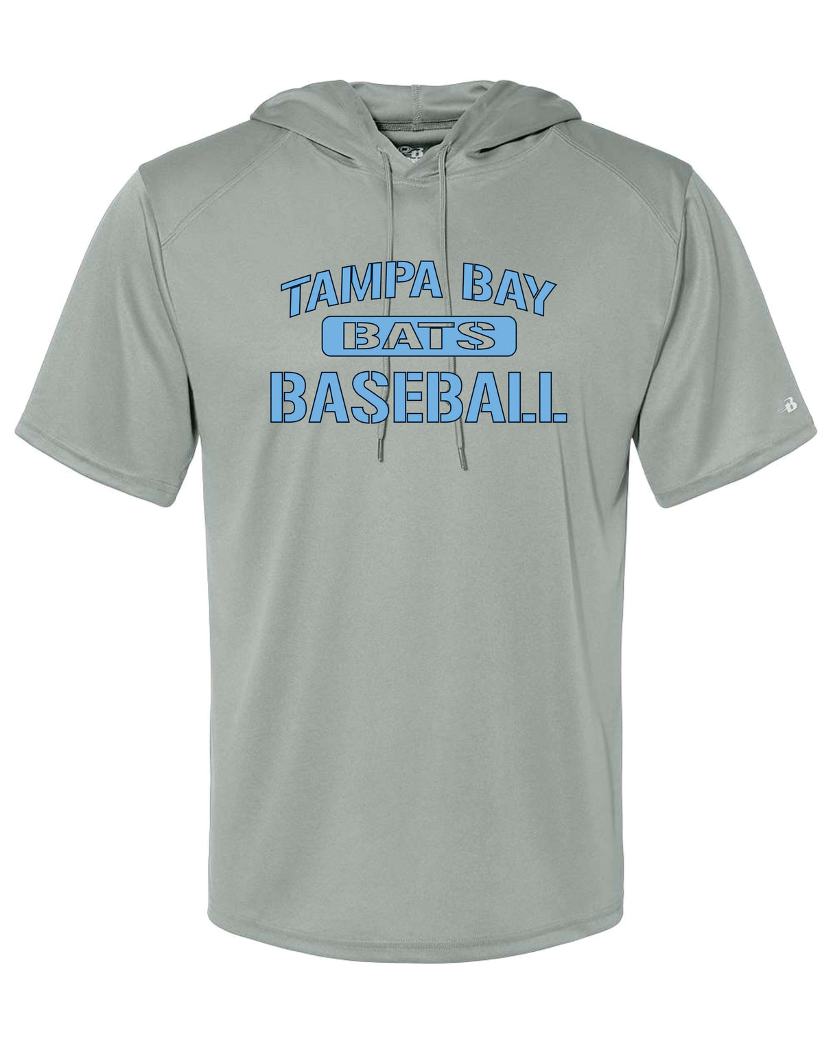 Tampa Bay Bats Braves Badger SS hooded shirt