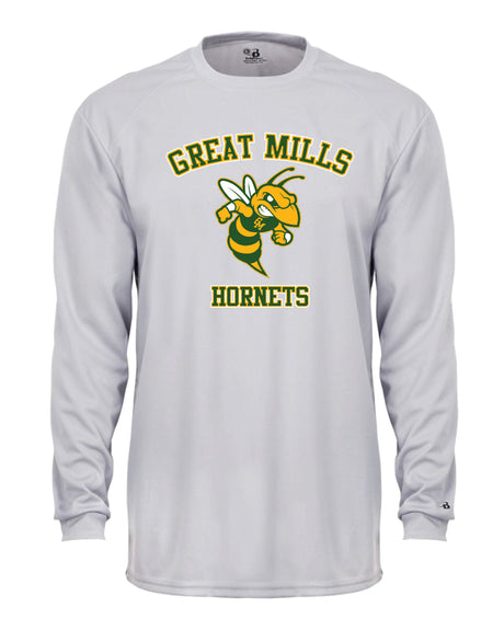 Great Mills Badger Dri Fit Long Sleeve T-Shirts Hornets