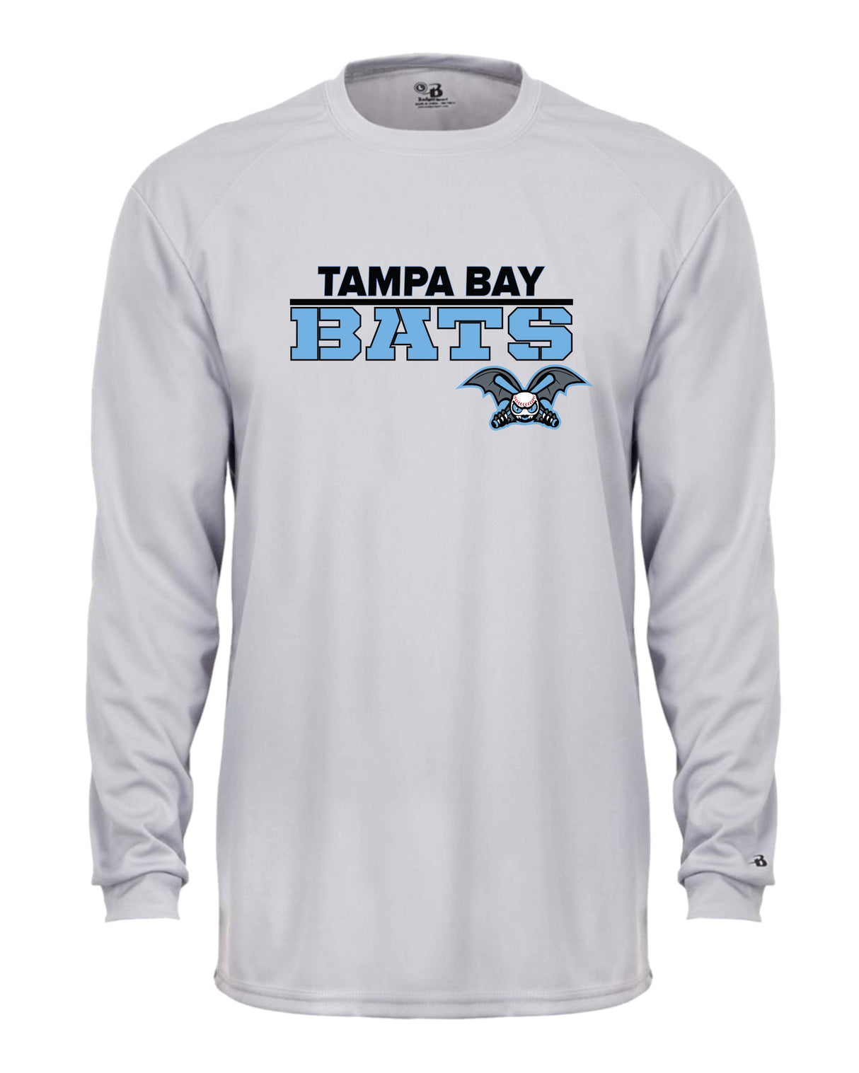 Tampa Bay Bats Long Sleeve Badger Dri Fit Shirt