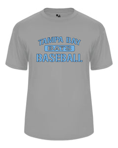 Tampa Bay Bats Short Sleeve Badger Dri Fit T shirt-YOUTH
