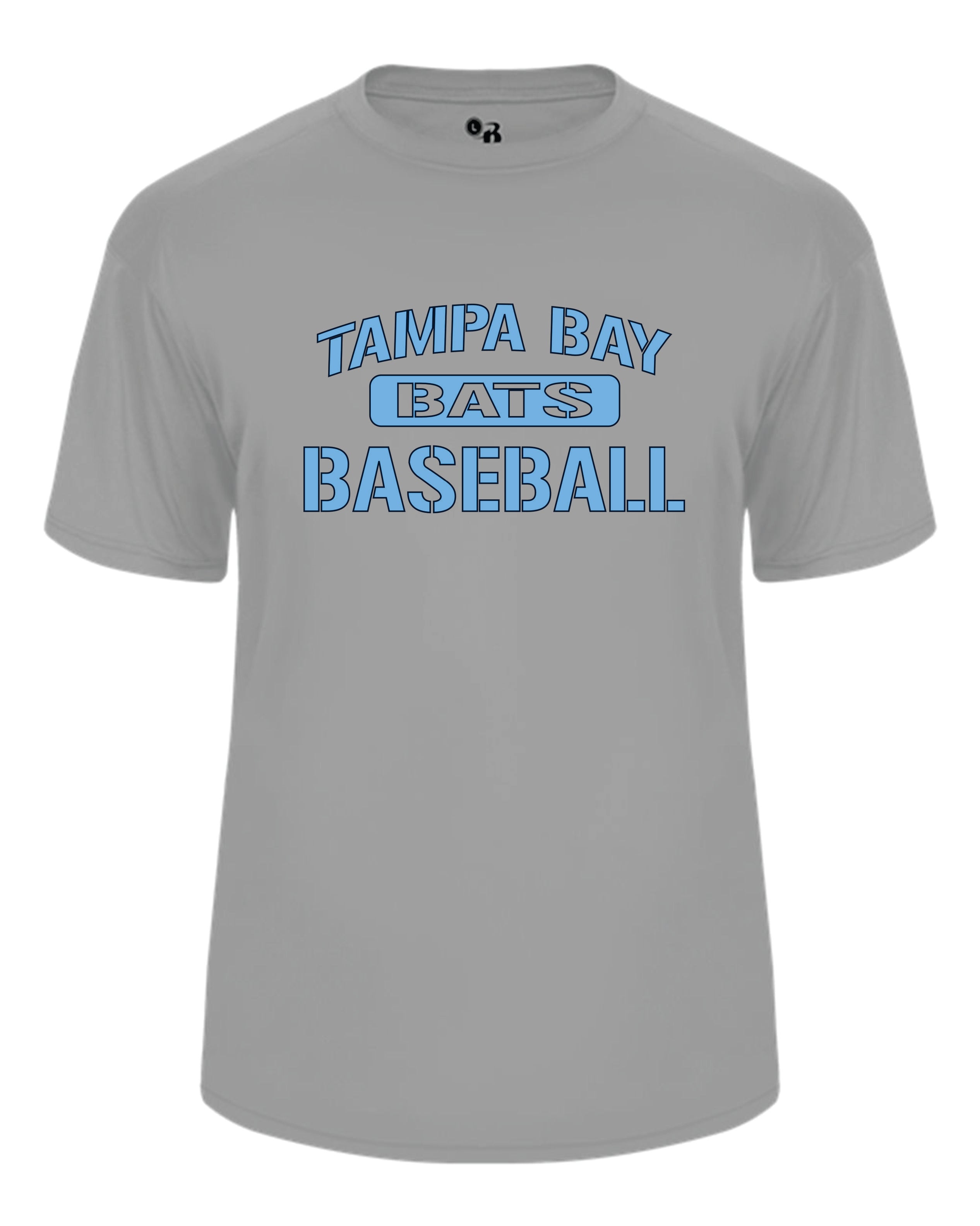 Tampa Bay Bats Short Sleeve Badger Dri Fit T shirt-Women