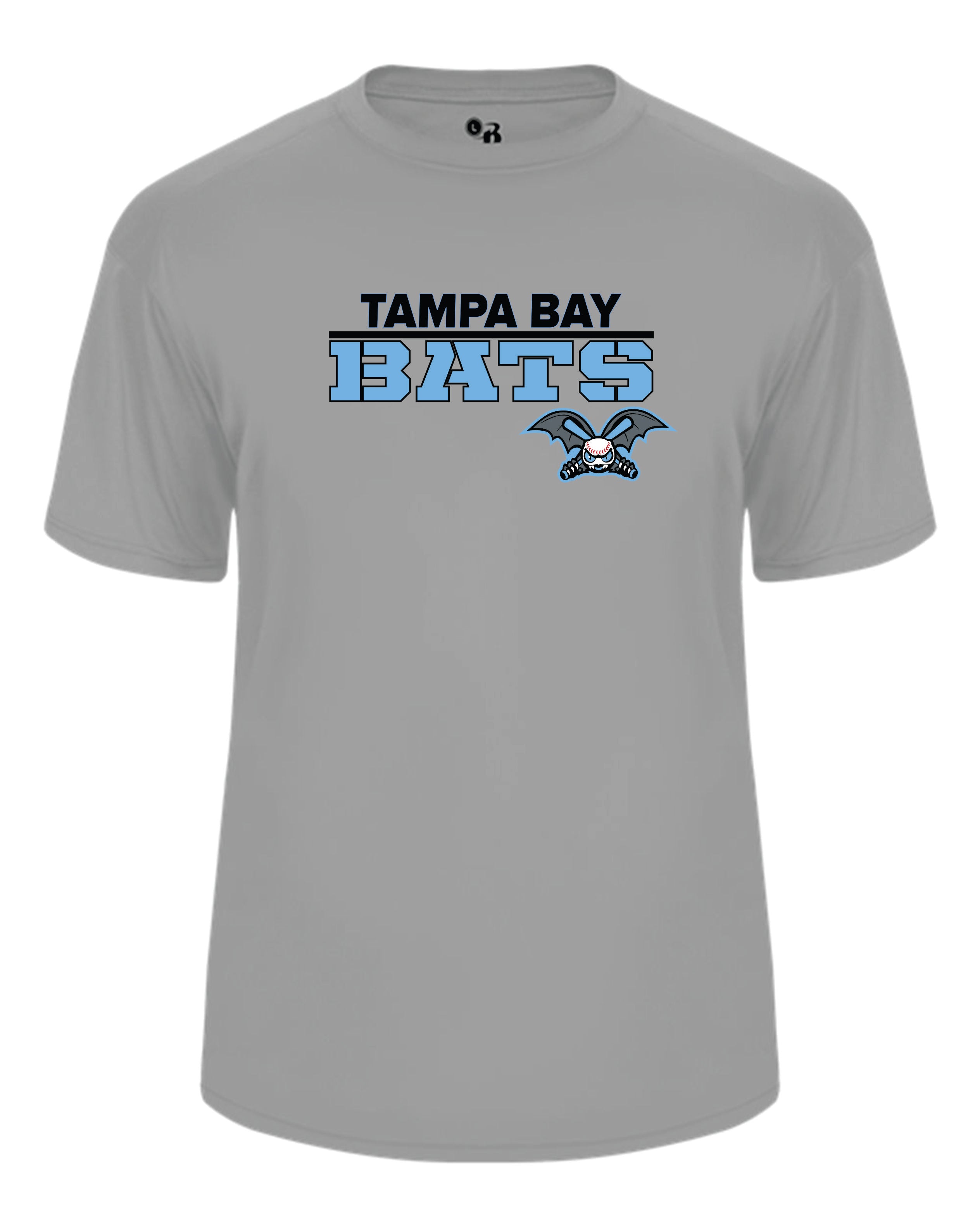 Tampa Bay Bats Short Sleeve Badger Dri Fit T shirt