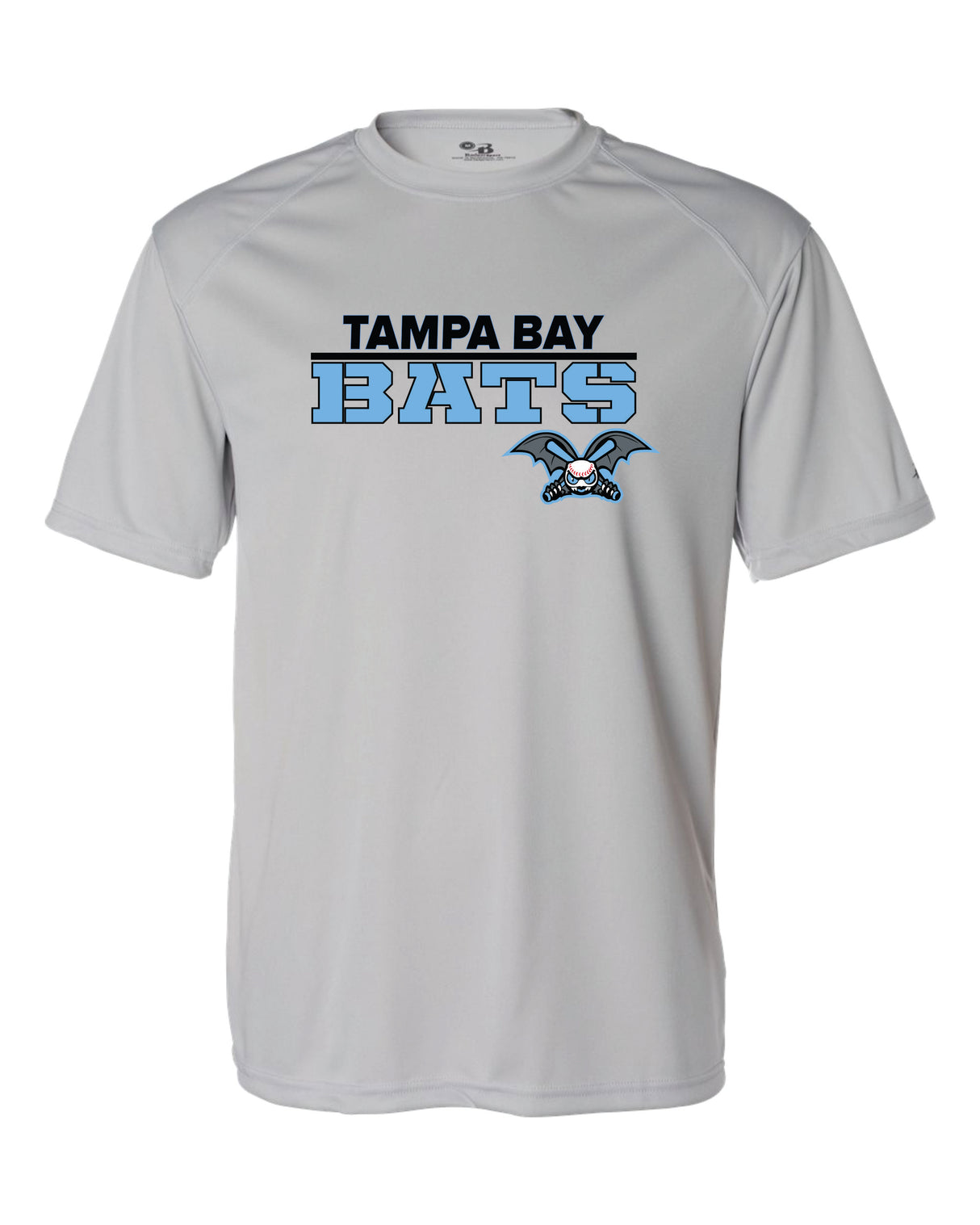 Tampa Bay Bats Short Sleeve Badger Dri Fit T shirt-YOUTH