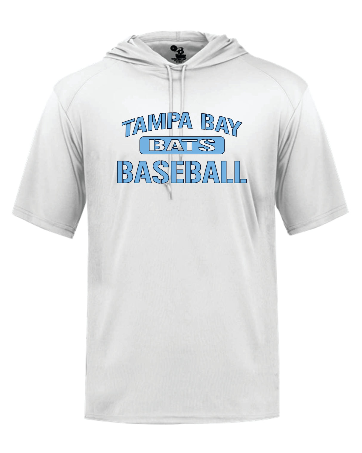 Tampa Bay Bats Braves Badger SS hooded shirt