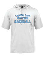 Load image into Gallery viewer, Tampa Bay Bats Braves Badger SS hooded shirt
